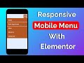 Step-by-Step: How to Create a Responsive Mobile Menu in WordPress Using Elementor