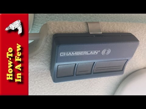 Change The Liftmaster Garage Door Battery Control How To Replace Your Garage Opener Remote Battery