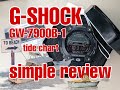 G-SHOCK GW7900B-1 | SIMPLE REVIEW | #casio #gshock #tide #KitaSantaiSantaiJe