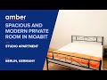 Room Tour | Viktoria Park, Berlin | Student Accommodation in Germany | amber