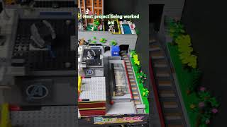 Lego city build detailing