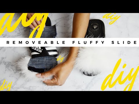 Fenty By Rihanna Fur Slides By Puma DIY Fenty By Rihanna Fur Slides By Puma DIY