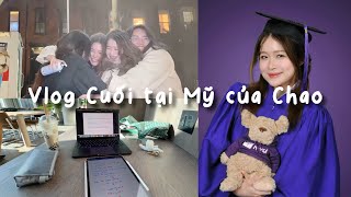 Vlog: Cuối Tại Mỹ của Chao | Ôn Thi Cuối Kỳ, Dọn Nhà \u0026 Chia Tay Bạn Bè 📦💛