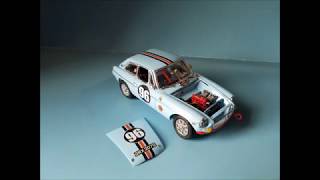 RESIN 1/24 SCALE TRANSKIT MGB GT FOR THE AOSHIMA , REVELL OF GERMANY , AND AIRFIX MGB MODEL KITS