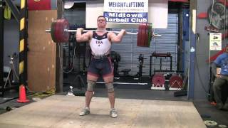 Youngest American to Clean and Jerk 200kg/441lbs