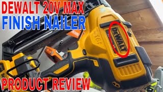 ✅  DEWALT 20V MAX Finish Nailer 🔴