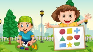 Colours and Shapes for Kindergarten | Names of Shapes & Colours | Senior Kindergarten EVS