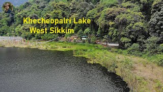 Khecheopalri Lake | Wishing Lake of India | West Sikkim (Drone view).