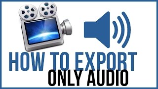 How To Export JUST THE AUDIO from Screenflow - Screenflow Tutorial