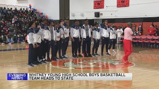 Whitney Young HS boys basketball team headed to state semi-finals