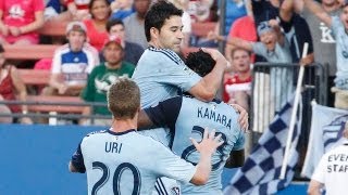 GOAL: Kamara buries PK after Collin is tugged down in box | FC Dallas vs Sporting KC June 22nd, 2013