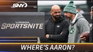 Connor Hughes and Jeane Coakley explain Aaron Rodgers' absence from Jets minicamp | SportsNite | SNY