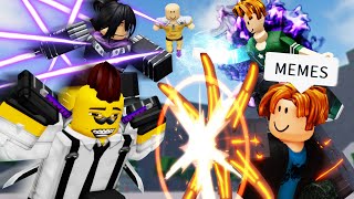 ROBLOX Strongest Battlegrounds Funny Moments (MEMES) 💪