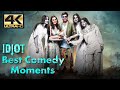 Best Comedy Moments 👻 | Idiot | Mirchi Shiva, Nikki Galrani, Reddin Kingsley | 4K English (Subtitle)