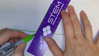 Tips for Using a Paper Protractor #2 - Drawing Angles