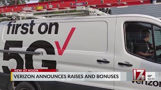 Verizon announces raises and bonuses