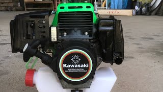 รีวิว เครื่องตัดหญ้าอายุ30ปี KAWASAKI-TD40 ช่างธงชัยกำแพงเพชร