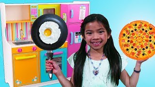 Emma Pretend Cooks w/ Cute Kitchen & Food Truck Toy