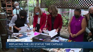Replacing the Robert E. Lee time capsule