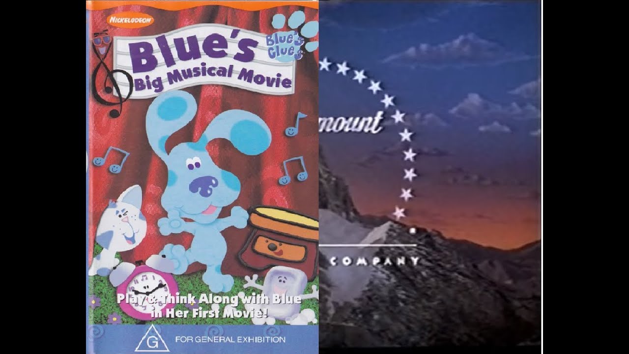 Blue S Clues Blue S Big Musical Movie Vhs Closing