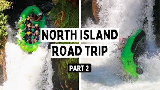 SO SCARY! We FLIPPED Rafting Down a Waterfall! New Zealand Road Trip