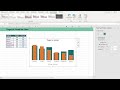 how to prepare an overlapping bar chart in excel