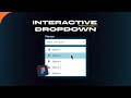Figma Dropdown Menu Component and Variants | Design System for Beginners