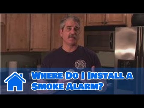 Home Safety Tips : Where Do I Install a Smoke Alarm? Home Safety Tips : Where Do I Install a Smoke Alarm?