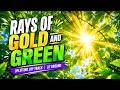 Rays of Gold and Green