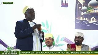 SHEIKH JONGO AMJIBU SHEIKH ALHAD WAZIWAZI MBELE YAKE BAADA YA KUPIGWA DONGO