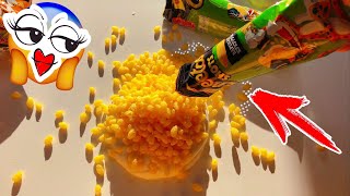 ШОК😱 CHEETOS В СЛАЙМ 🔥 ДоБАВЛяЮ МНОГО ВСЕГО В СЛАЙМ! НОВАЯ ТЕКСТУРА СЛАЙМА