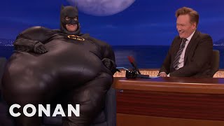 Why Adam Pally Is Dressed Like “Fatman" | CONAN on TBS