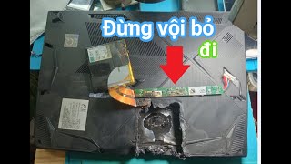 Pin Laptop bị cháy - Bỏ đi thì quá lãng phí - Tận dụng lại nó rất hữu ích