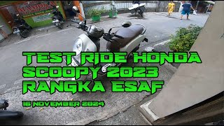 Test Ride Honda Scoopy 2023 ESAF