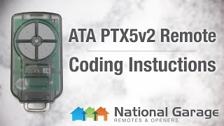 Coding Instructions - ATA PTX5 v2 Remote