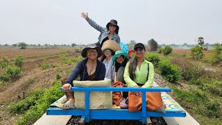 Bamboo train, Lory. Battambang