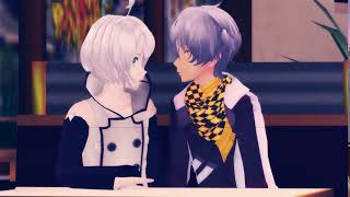 [MMD] Dex and Piko at the coffee shop [Motion by MMD kip]