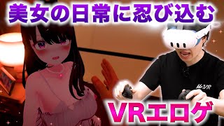 【解禁】監視カメラ仕掛けて美少女の家に侵入する新感覚VRエロゲの遊び方【ミスター秘密侵入VR】