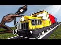 Escaping Siren Head in a Tiny Train! - Garry's Mod Gameplay