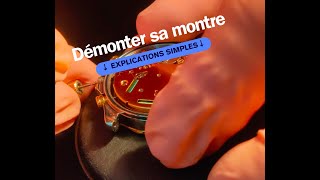 Comment démonter une montre