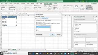 Frequency Distribution using Pivot Tables