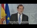 Spanish PM Dissolves Catalan Parliament, Prepares for Re-election