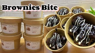 Brownies Bite ekonomis rasa cokelatnya enak banget jadi Best seller si pecinta cokelat