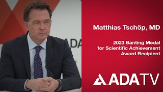 ADA 2023 Banting Medal Award Recipient, Dr. Matthias Tschöp Stops By ADA TV Studio