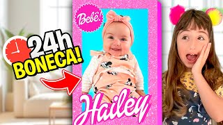 A HAILEY VIROU uma BONECA por 24 HORAS! *muito divertido Pai Também Joga