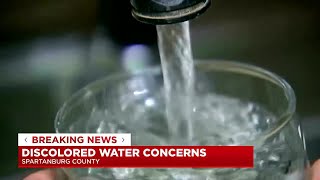 Discolored water concerns in Spartanburg Co.
