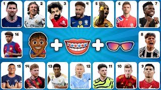 Can You Guess The Player By Song and Emoji 🤔⁉️ | Ronaldo,Messi, Neymar