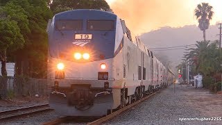 AMTRAK 11 CHASE with SIEMENS SC-44 CHARGERS!