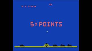 Missile Command Atari 800 Gameplay 1080p