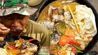 MUKBANG IKAN  MASHER KUAH BUMBU LENGKAP BIKIN NAFSU MAKAN MENINGKAT #mukbang  #cooking